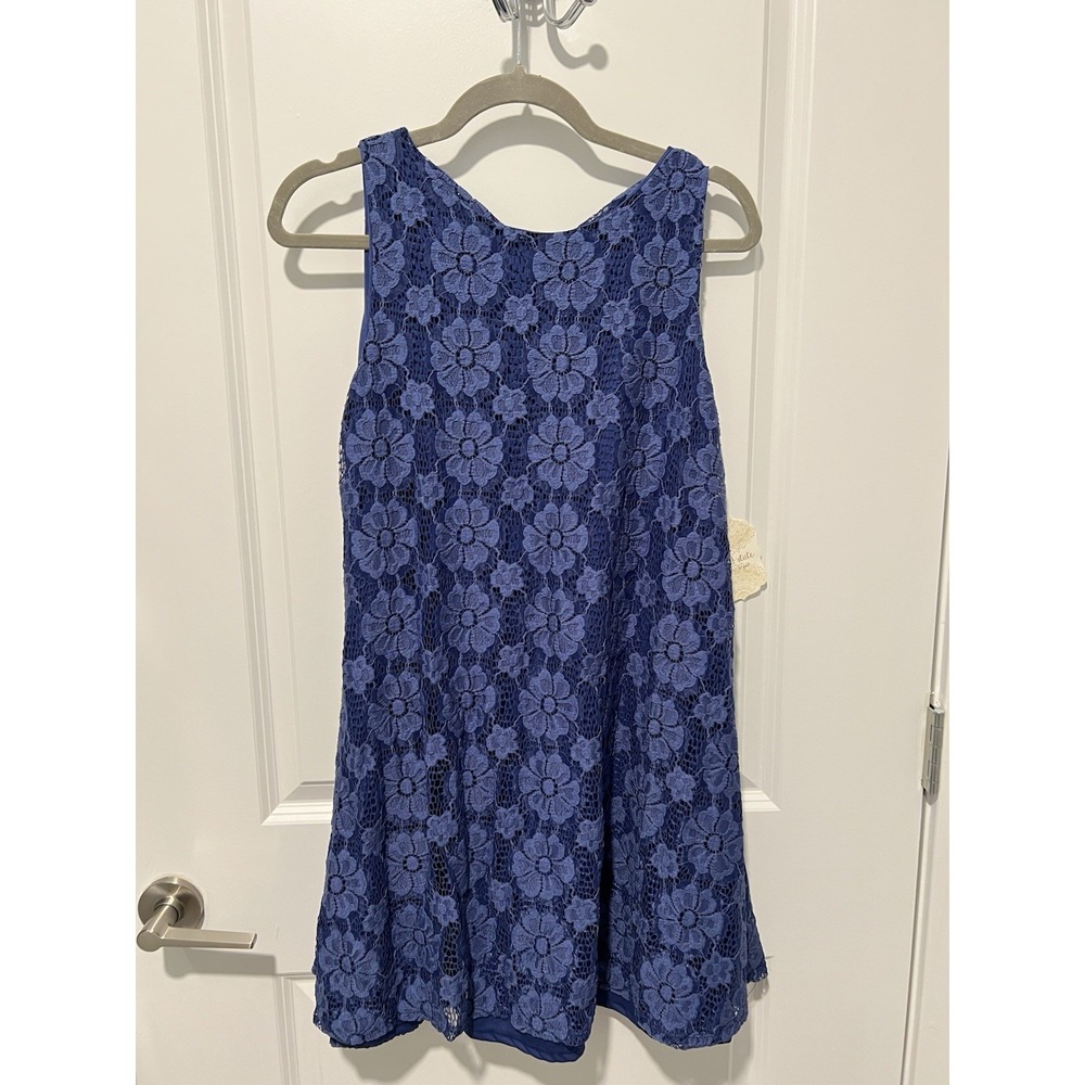 Altar'd State Mini Dress - Lace - Blue - Size Large - NWT
